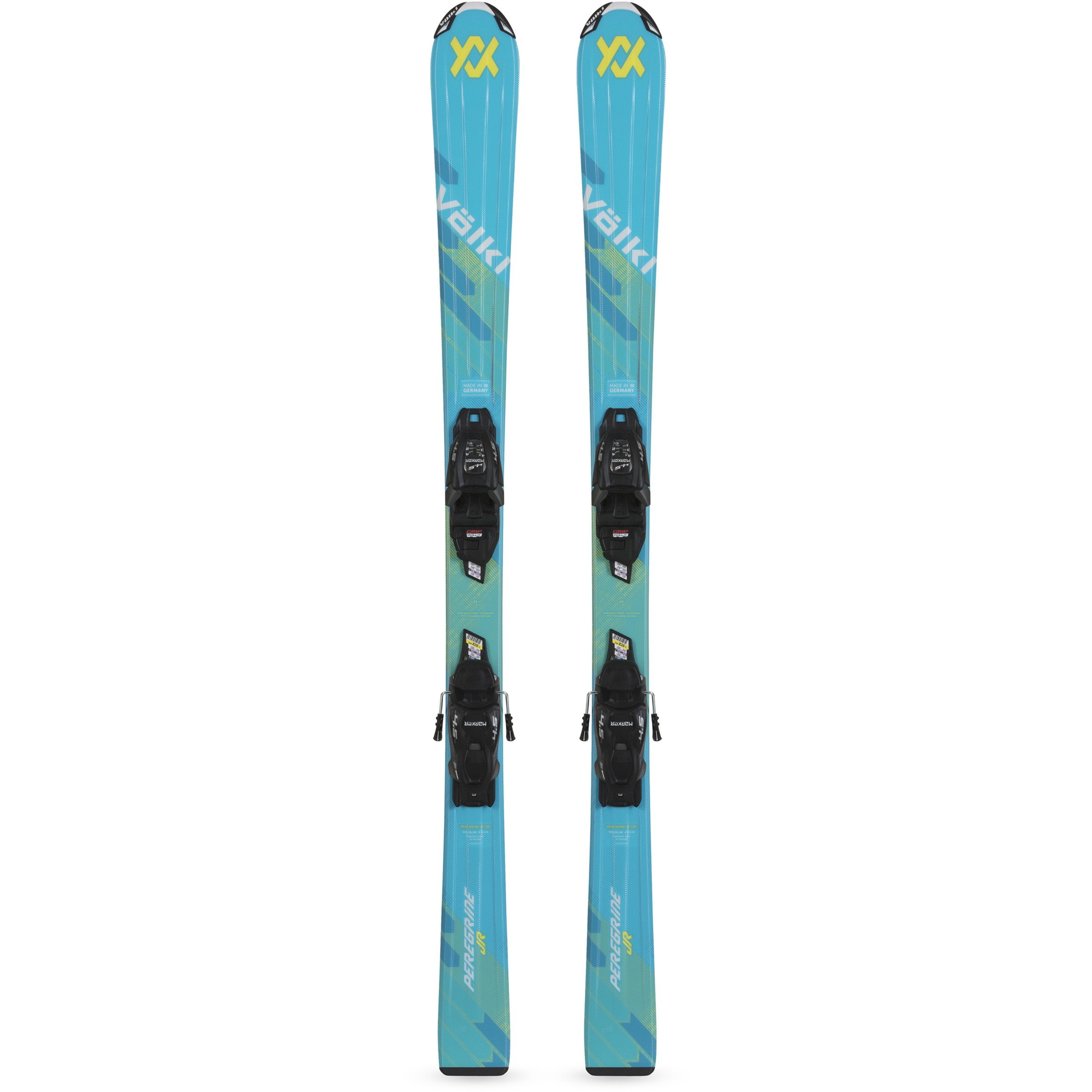Völkl Peregrine + 4.5 Vmot Alpinski 26/27 Kinder Alpinski Größe 70 CM Skifahren