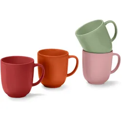 Tchibo - 4 Trinkbecher - orange
