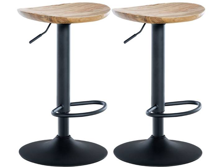 PROREGAL® Barhocker Barstuhl WEST COAST (2 St)