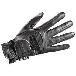 Uvex Reithandschuh twinflex black hoher Tragekomfort schwarz Stretch Einsatz touchscreenfähig, Handschuhgröße: 9.5