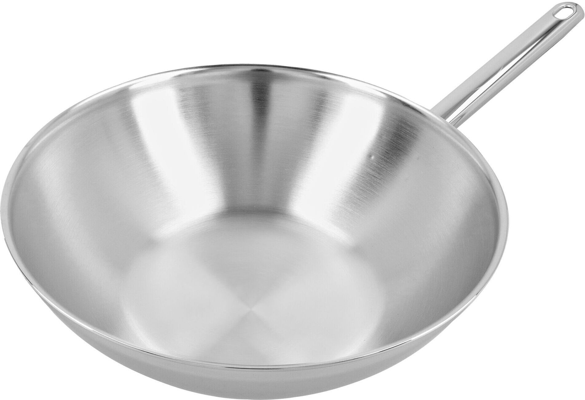 DEMEYERE APOLLO 7 - Wok met vlakke bodem - Ø 300mm - RVS zilver