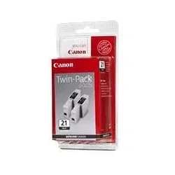 Canon BCI-21 Tintenpatrone 2er Druckerpatrone – black – Originalprodukt