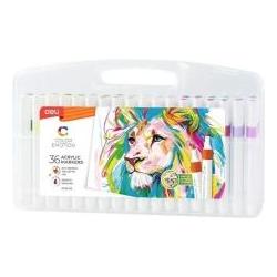 Deli Acrylmarker, 36 Farben (36x) (64703116)