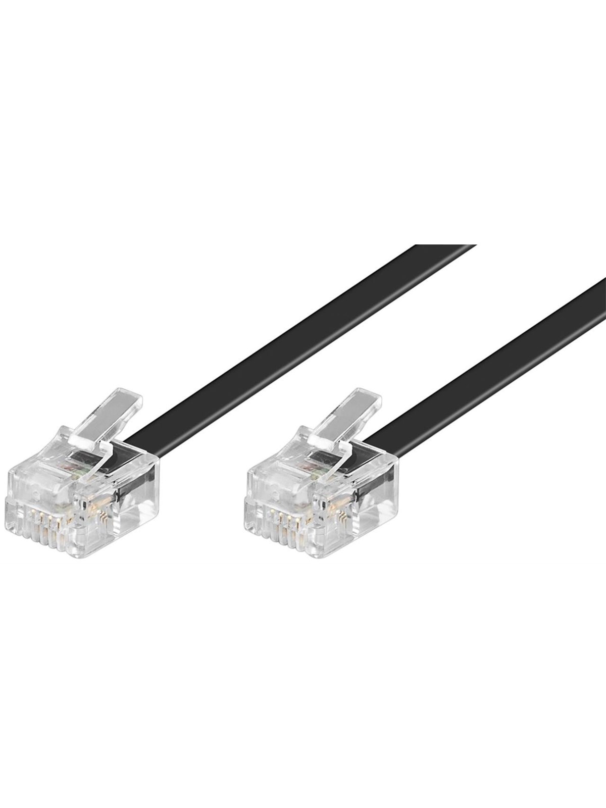 Pro Modular telephone cable - Schwarz - 10m