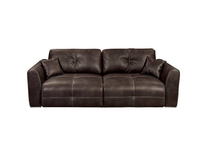 Livetastic Schlafsofa, Braun, Kunststoff, 3-Sitzer, 245x85x115 cm, Made in EU, Wohnzimmer, Sofas & Couches, Schlafsofas, Schlafsofas mit Bettkasten