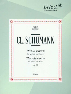 Breitkopf & Härtel Cl. Schumann Romanzen Violin