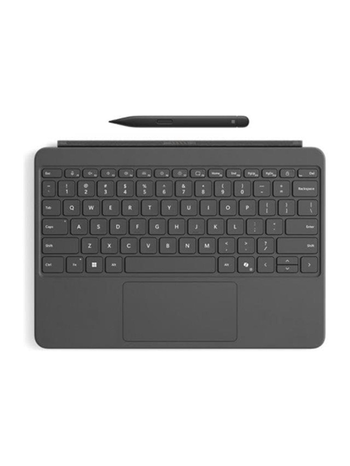 Microsoft Surface Pro Keyboard - 12-inch - keyboard - with touchpad accelerometer - QWERTZ - German - slate - with Slim Pen Input Device - Tastatur - Deutsch - Grau