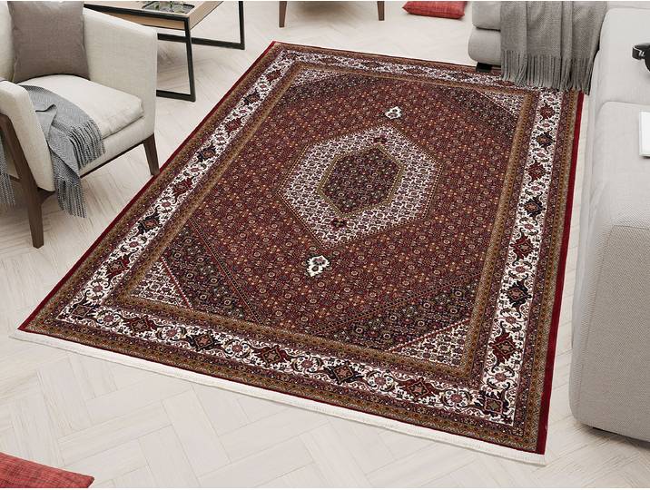 Kurzflorteppich Caravansary Rot/Rot 240 x 340cm Viskose