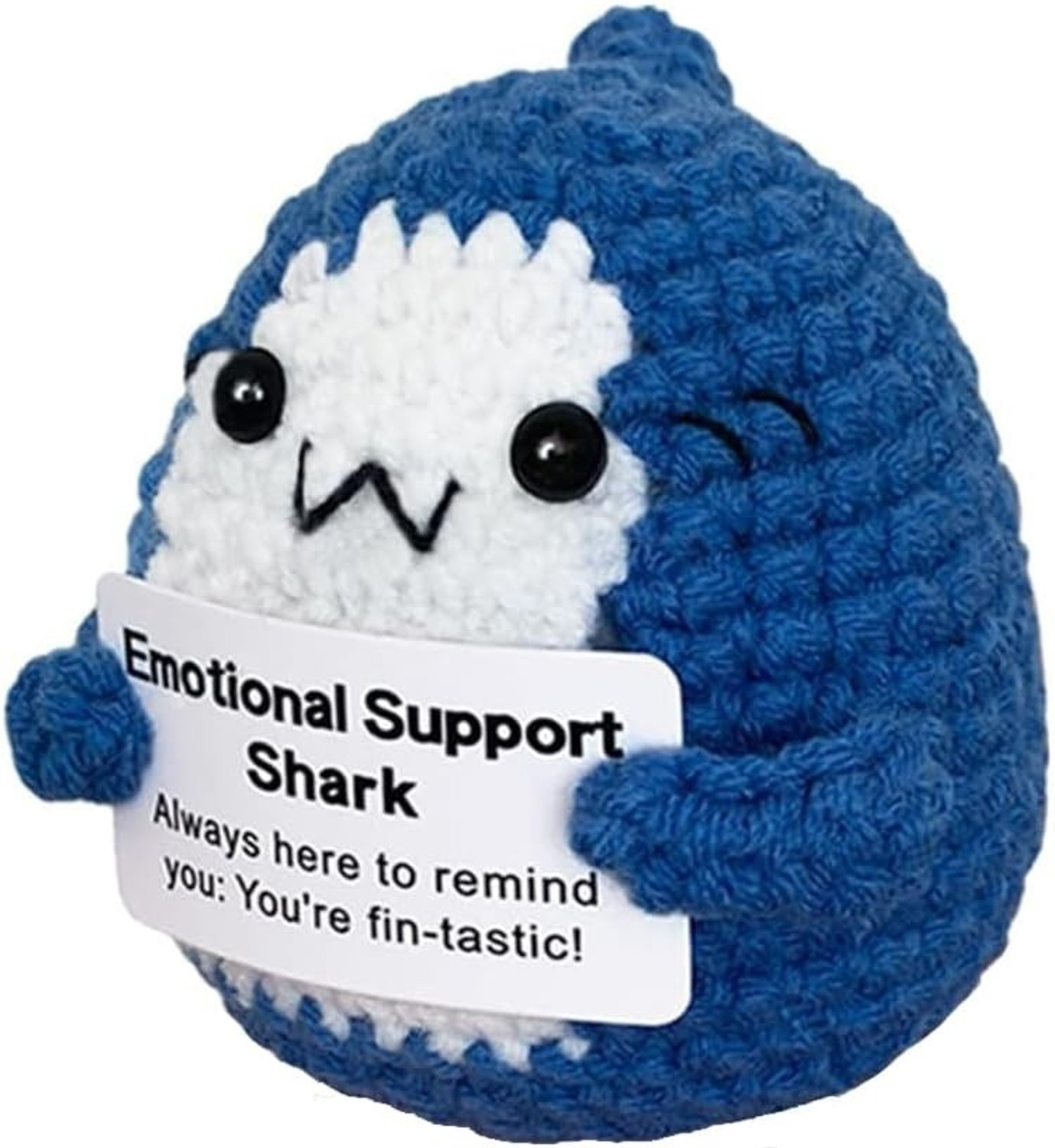 Mini Gehaakte Decoratie Blauwe Dierfiguren voor Emotionele Ondersteuning en Feestdecoratie