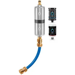 Alb Filter Mobil Fusion Active und Nano Trinkwasserfilter Camping-Set mit Koffer Silber