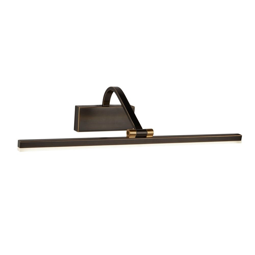 Searchlight Picture Schilderijlamp zwart goud 51 cm