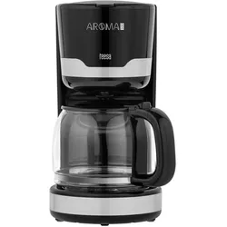 Teesa Filterkaffeemaschine 1 5L AROMA 100, Filterkaffeemaschine, Schwarz
