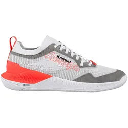 Kempa Kourtfly Handballschuhe weiß/schwarz/fluo rot 48