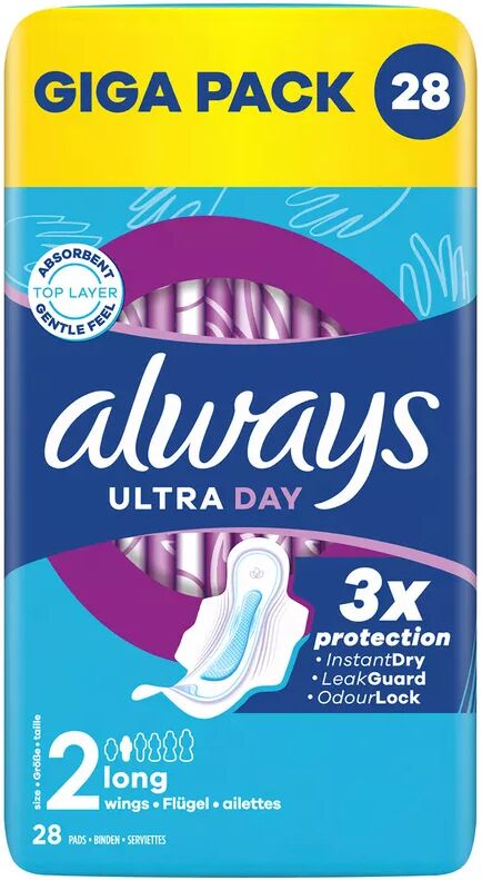 Always - Ultra Day Damenbinden Long (Grösse 2), 28STK