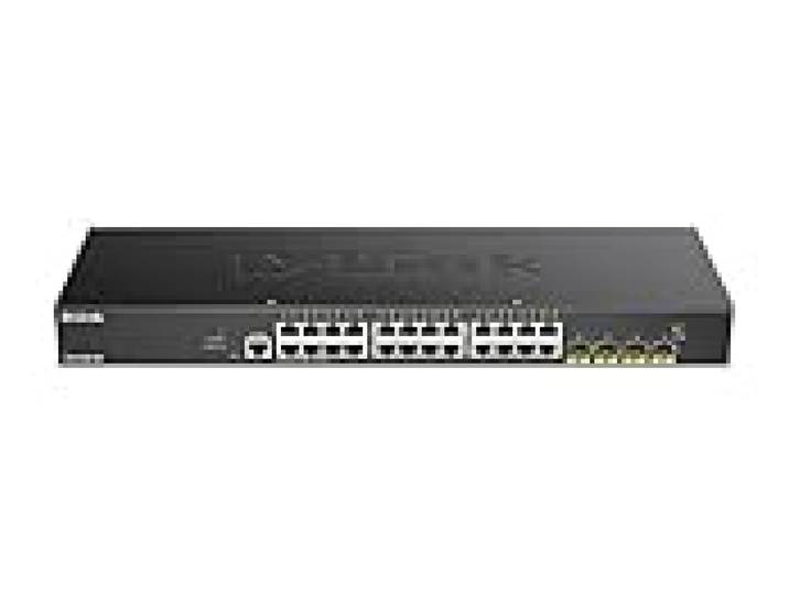 D-Link DGS-1250-28X Switch Smart+ 24-Port Gigabit + 4x 10G SFP+ Idéal pour Entreprise Administration et Réseaux Gérés