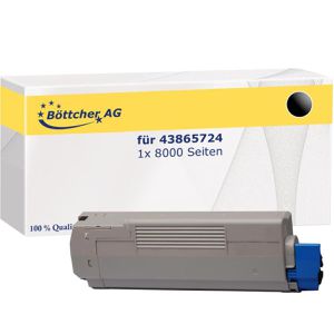 kompatibel für Oki 43865724 schwarz Kompatibler Toner