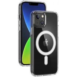 Bigben Hybrid MagSafe (Apple iPhone 14 Plus), Smartphone Hülle, Transparent