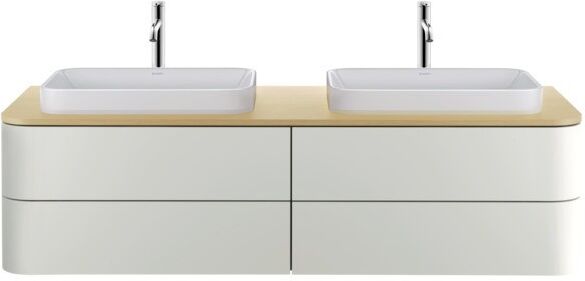 Duravit Happy D.2 Plus Konsole Mediterrane Eiche Matt 1600x550x16 mm - HP032HB7171 HP032HB7171