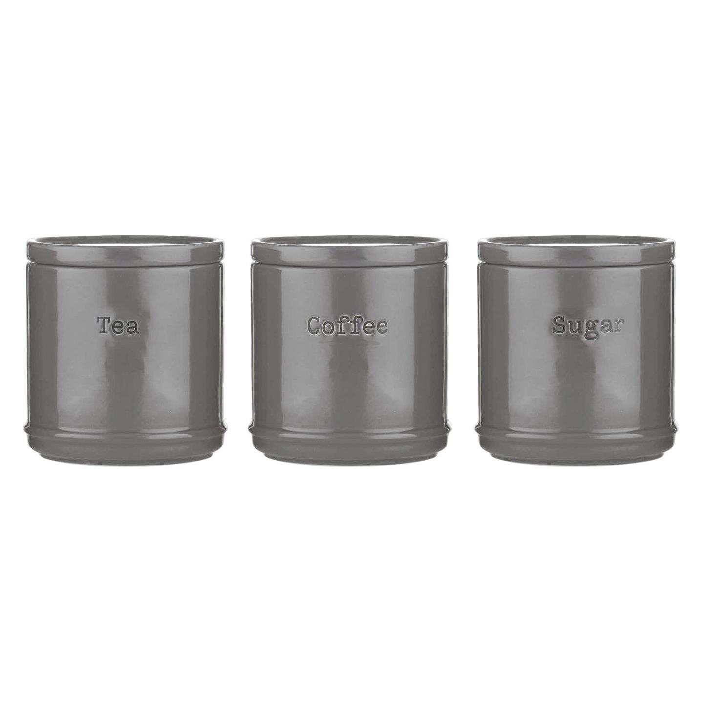 Profino ACCENTS Vorratsdosen, 3er Set, anthrazit, 750 ml (0.75 l) (23192181)