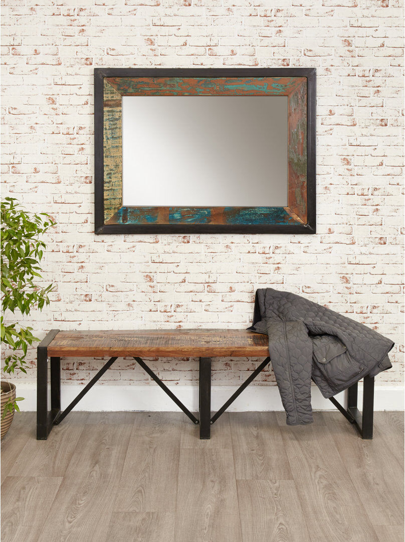 Borough Wharf Replogle Flat Wall Mirror 120 cm H x 90 cm W