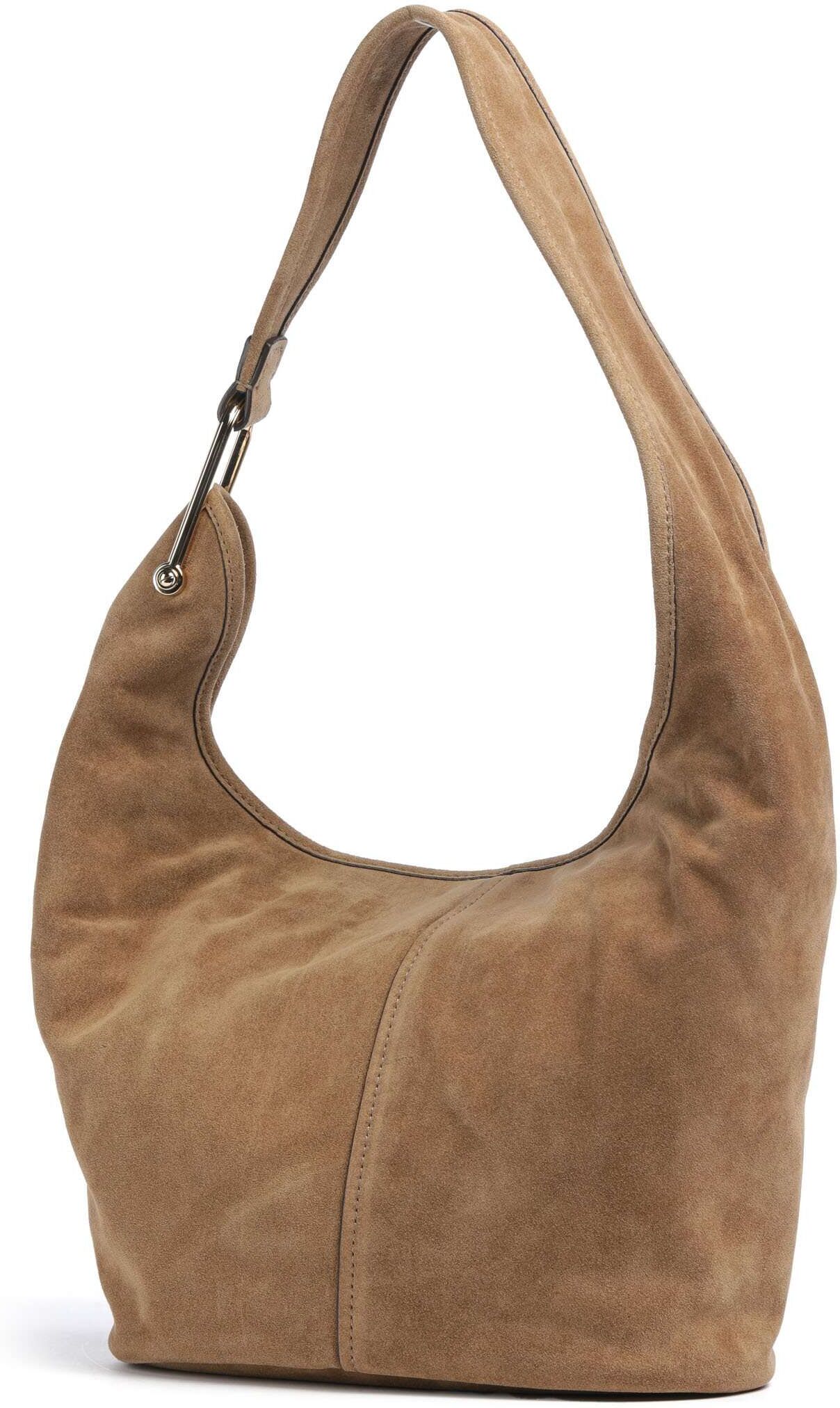 Michael Kors Sonny Beuteltasche aus Leder, braun