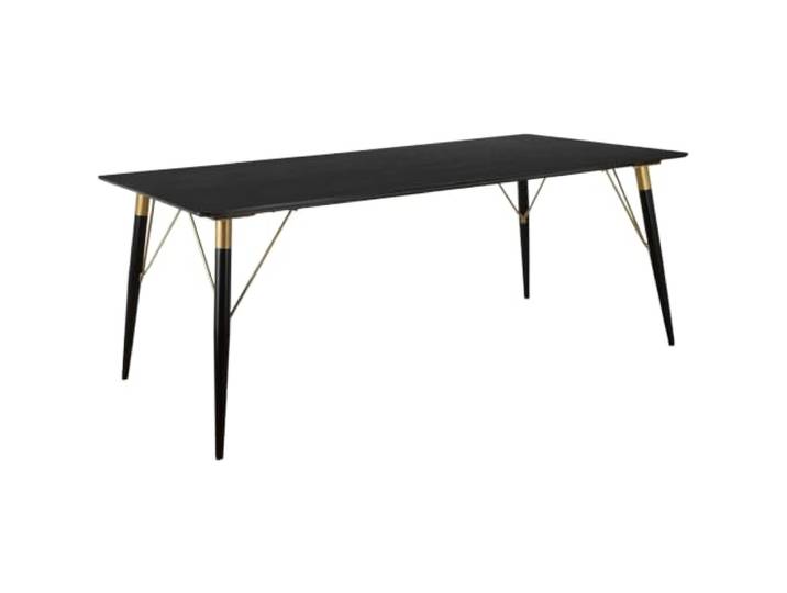 Amagi Esstisch 160x90 cm für 8 Personen aus MDF in schwarz