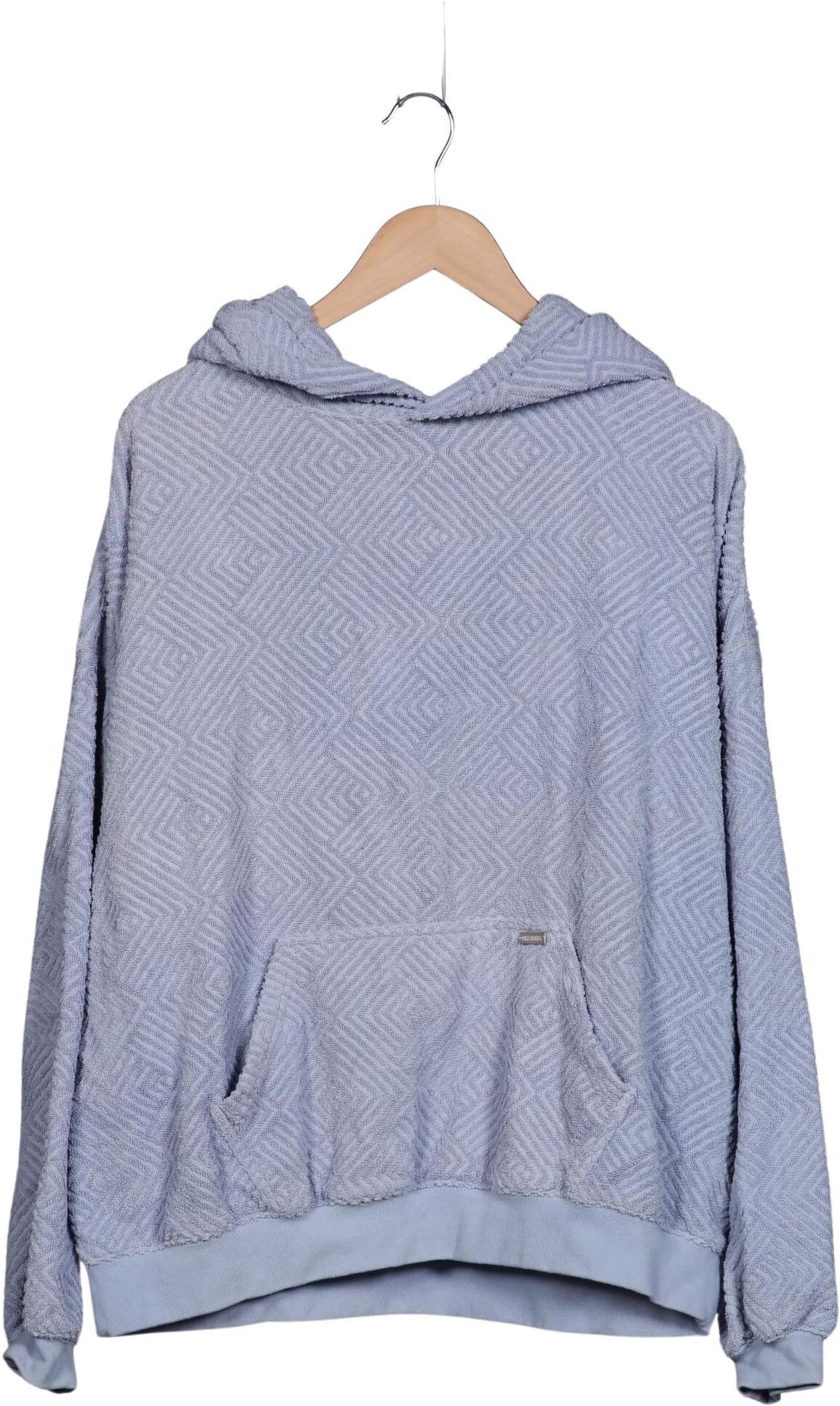 Wrstbhvr Herren Kapuzenpullover, Hellblau, Gr. L, Baumwolle - Second Hand