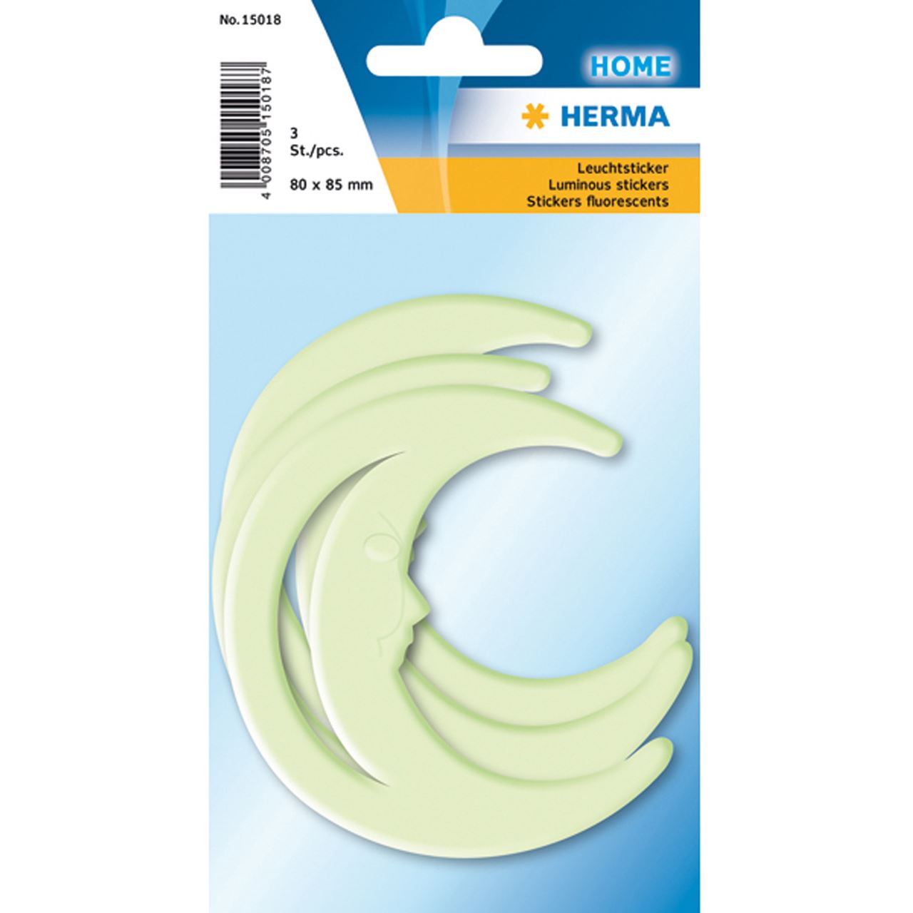 Herma Leuchtsticker Mond