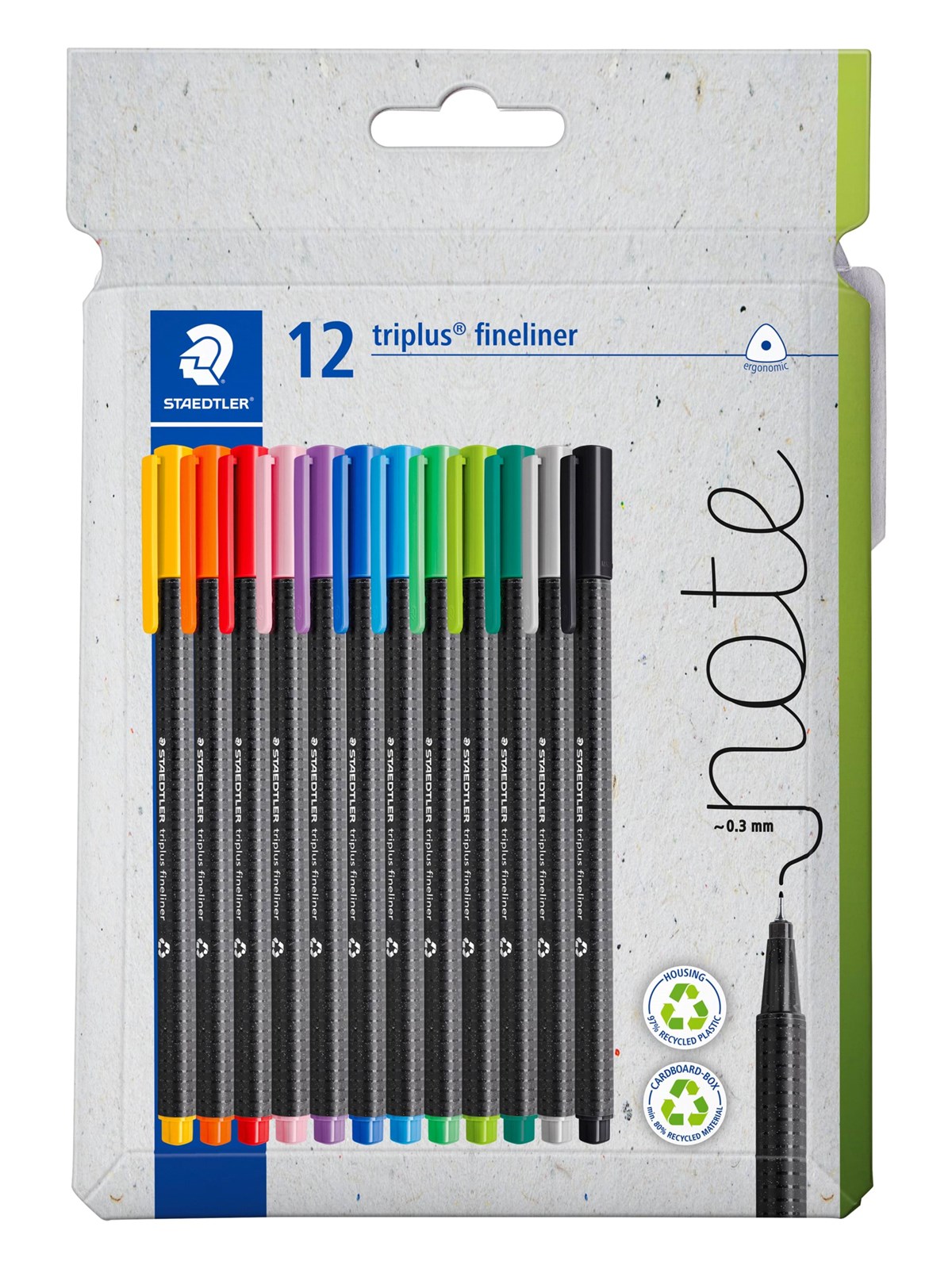 Staedtler Fineliner triplus rPP 12pcs