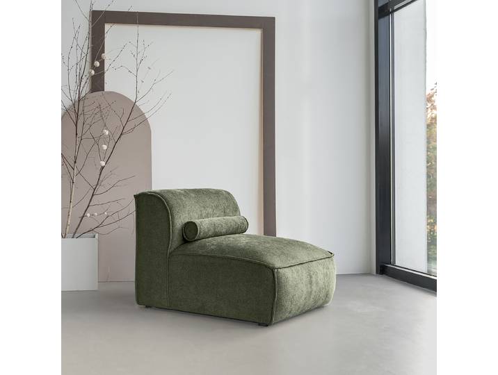 Sessel Grün Webstoff Stormy 76 x 70 x 96cm