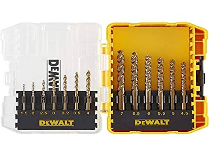 DeWALT DT70710-QZ metaalboorset 13-delig HSS-G, zwart/geel