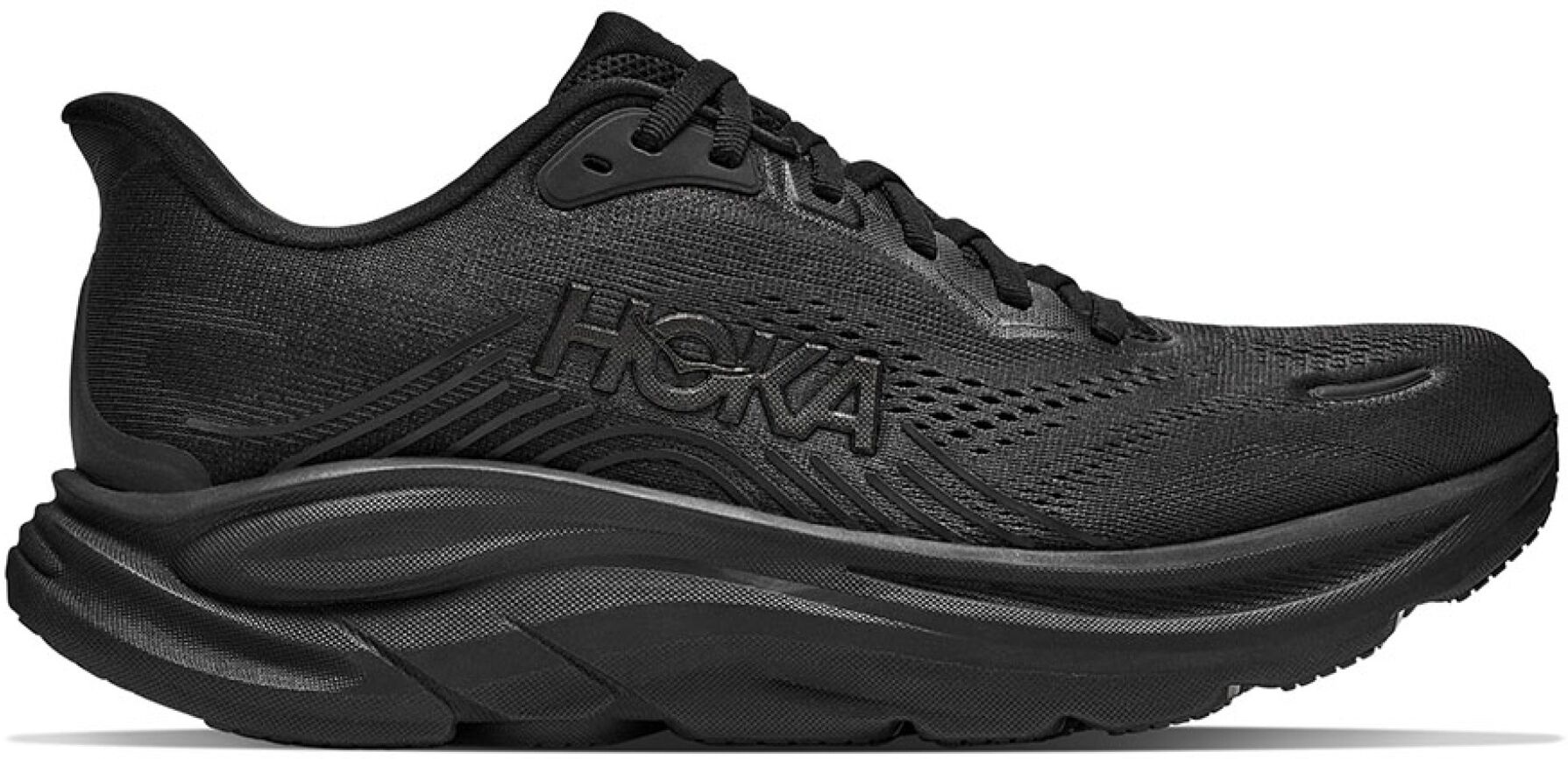Hoka Clifton 11 Løbesko (Herre) - Black/black, 43 ⅓