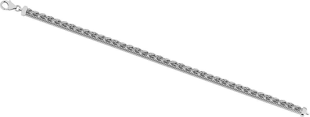 Lykken Casuals hopeinen ranneketju 19 cm