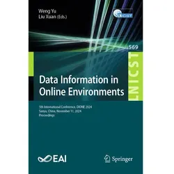 Data Information in Online Environments, Fachbücher von Weng Yu, Liu Xuan