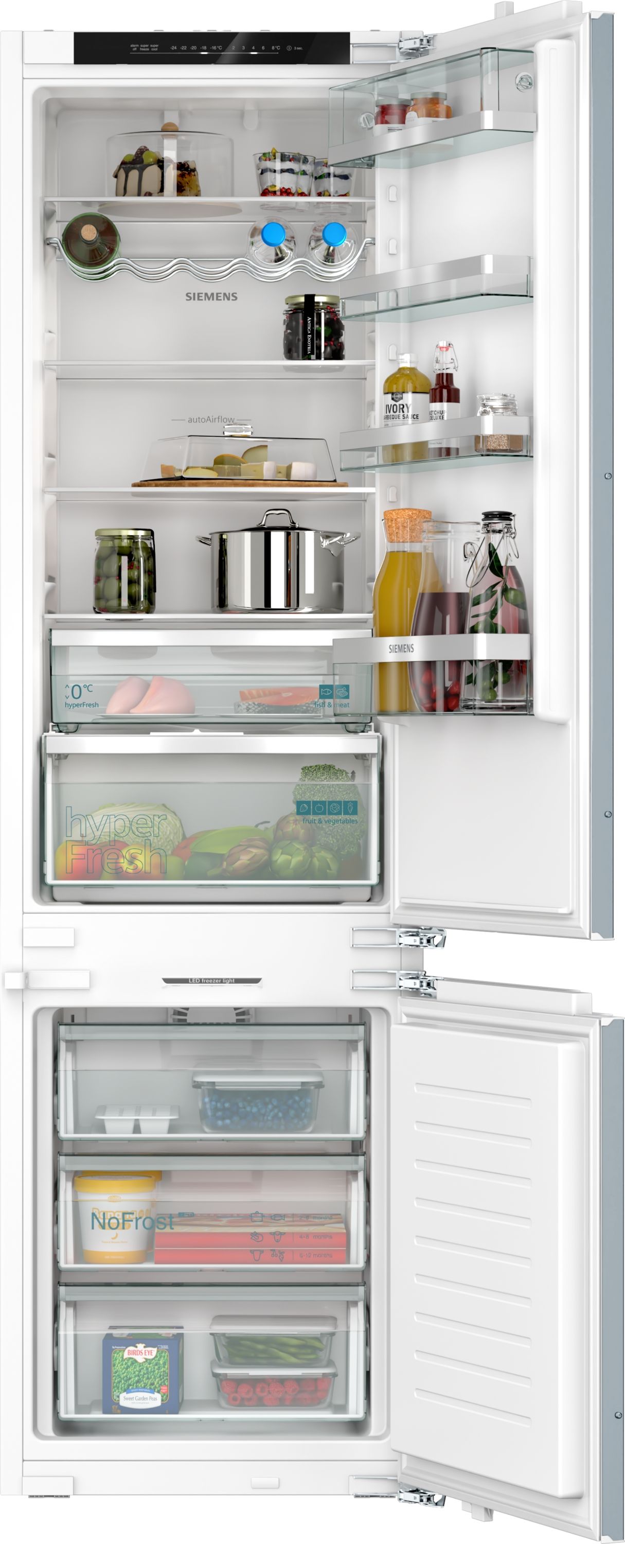 Siemens iQ500 KI96NADC0 215 l / 75 l 194 cm Einbau Kühl-/Gefrierkombination 147 kWh NoFrost