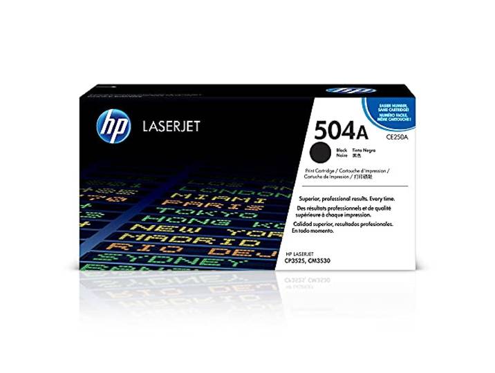 HP 504A Toner Noir Authentique (CE250A)