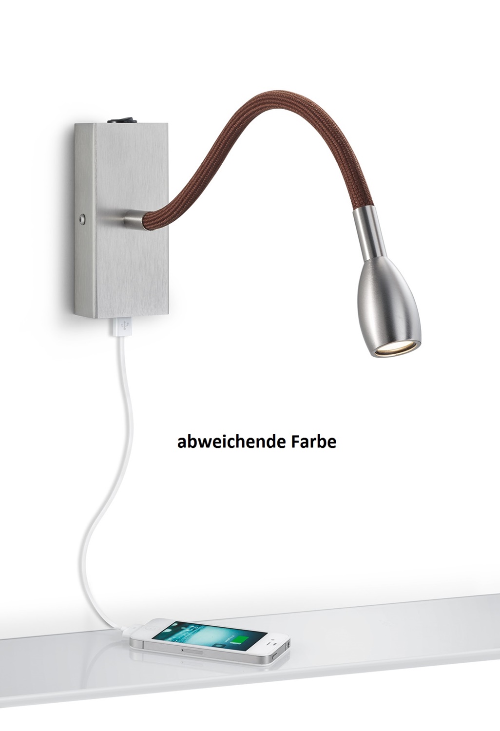 GKS Knapstein LED-Wandleuchte ASTA Nickel matt 21.840.05 4250035822160