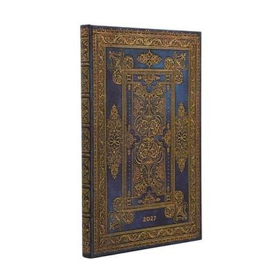 12-Monatskalender 2027 Blue Luxe Maxi Horizontal