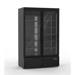 Wimar Gastro Getränkekühlschrank Kühlschrank Gewerbekühlschrank 1250l 2-10°C 2 Glastüren