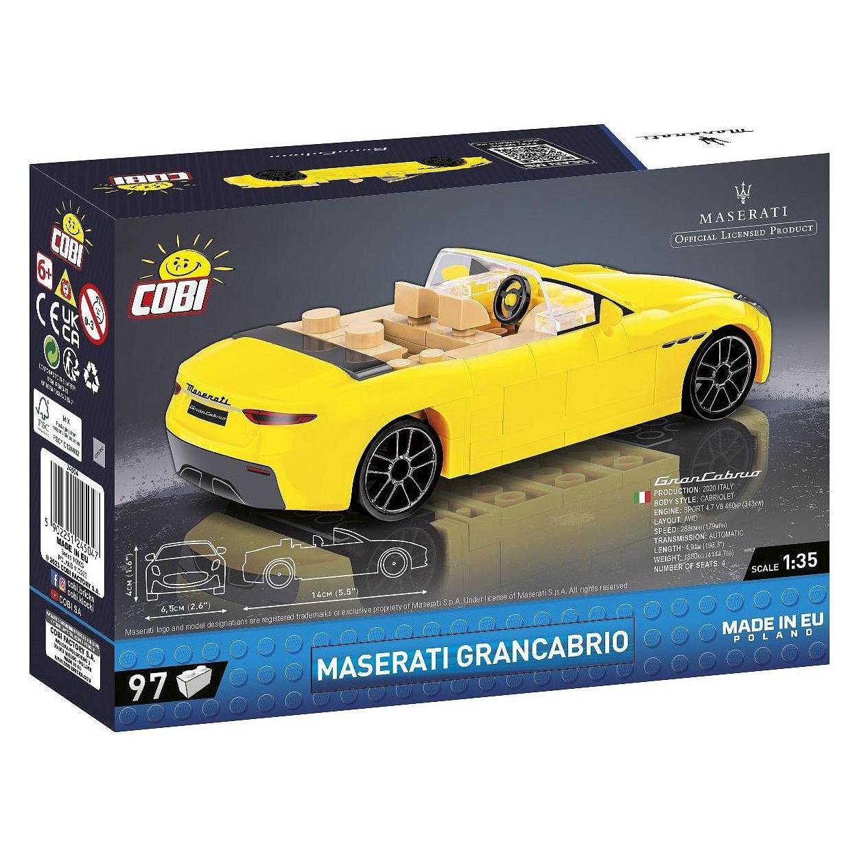 Cobi Bausatz Maserati Grancabrio 97T (24504)