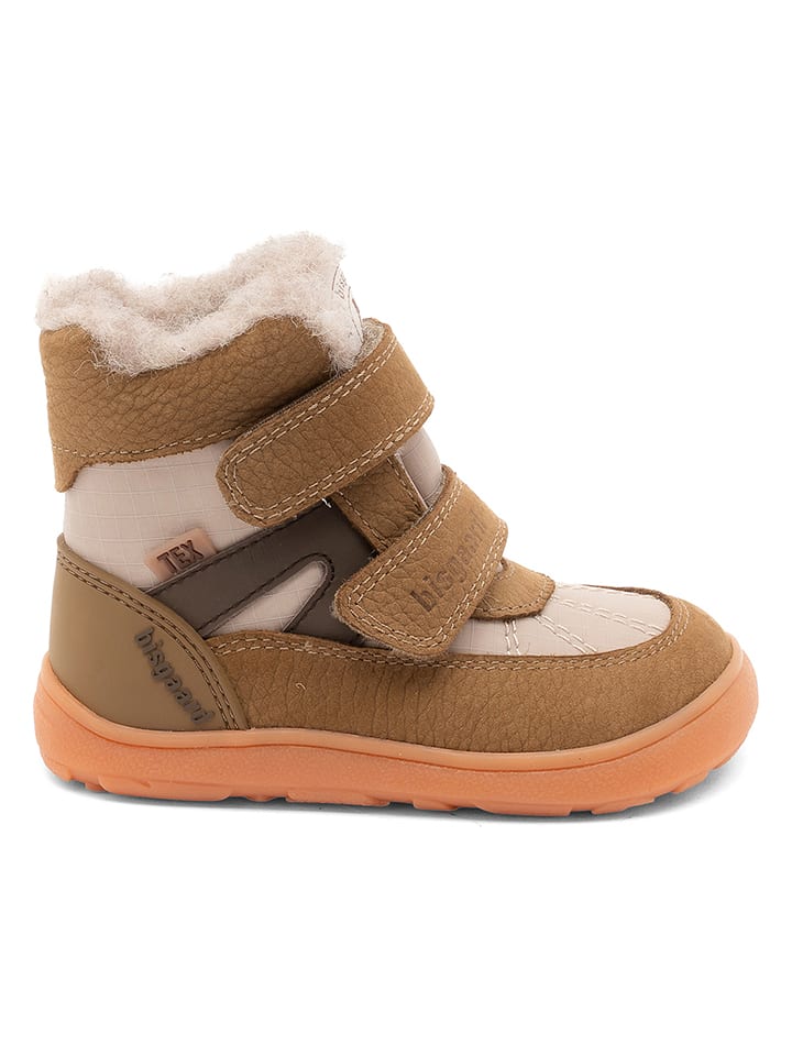 bisgaard Leder-Barfußschuhe "Rumle" in Khaki - 27