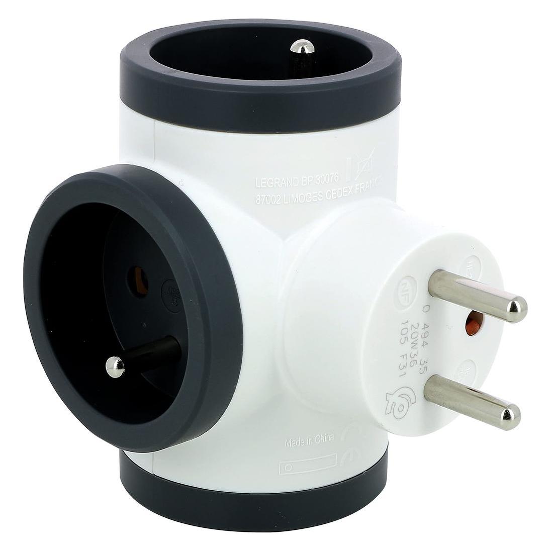 Legrand Mehrfachsteckdose (CEE 7/5, 3x) (049435)