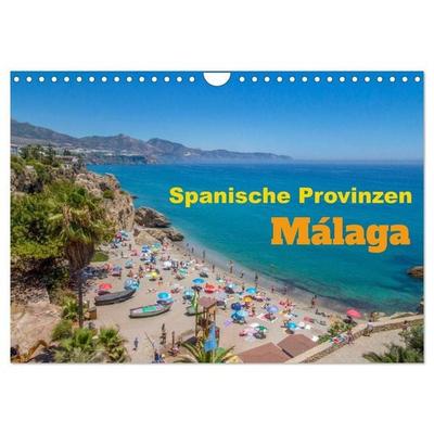 Spanische Provinzen - Málaga (Wandkalender 2027 DIN A4 quer), CALVENDO Monatskalender