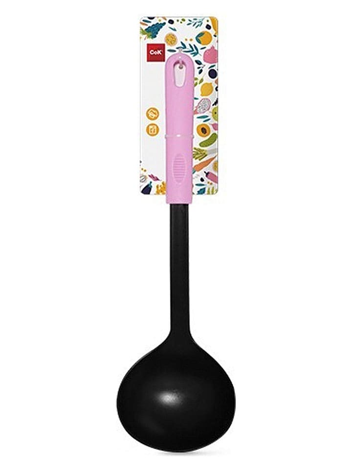 CEGECO Schöpflöffel in Rosa/ Schwarz - onesize