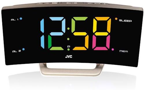 Rádio Despertador JVC RA-F324B
