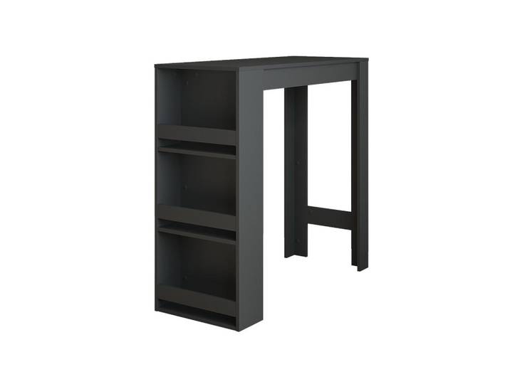 Vicco Bartisch Repose Anthrazit 45 x 110 cm, Holzwerkstoff, Rechteckig, 45x106x110 cm, Esszimmer, Barmöbel, Bartisch