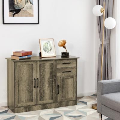 Lirago Buffet Server Storage Cabinet with 2-Door Cabinet and 2 Drawers