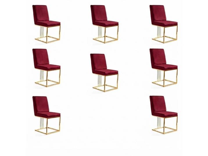 Xlmoebel Sitzgruppe Elegante gepolsterte Stühle für stilvolles Esszimmer-Ambiente, (Sitzgruppe, 8-tlg., 8x Stühle), Hergestellt in Europa