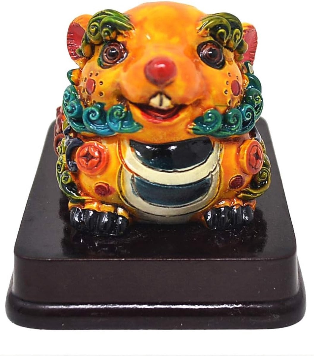 Zodiac Feng Shui Figurine Multicolor Handgemaakt Ambacht 110 gram