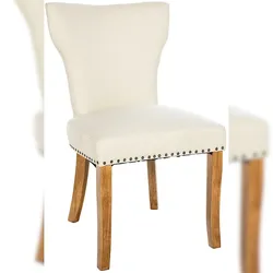 CLP Esszimmerstuhl Zadar Stoff creme/antik-hell